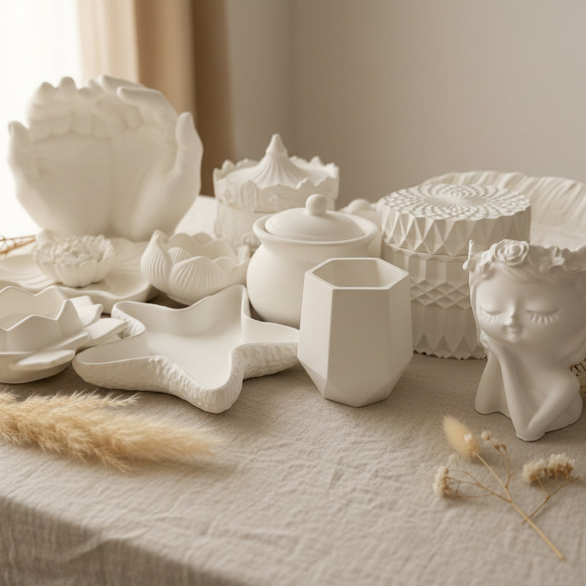 Figuras em Gesso