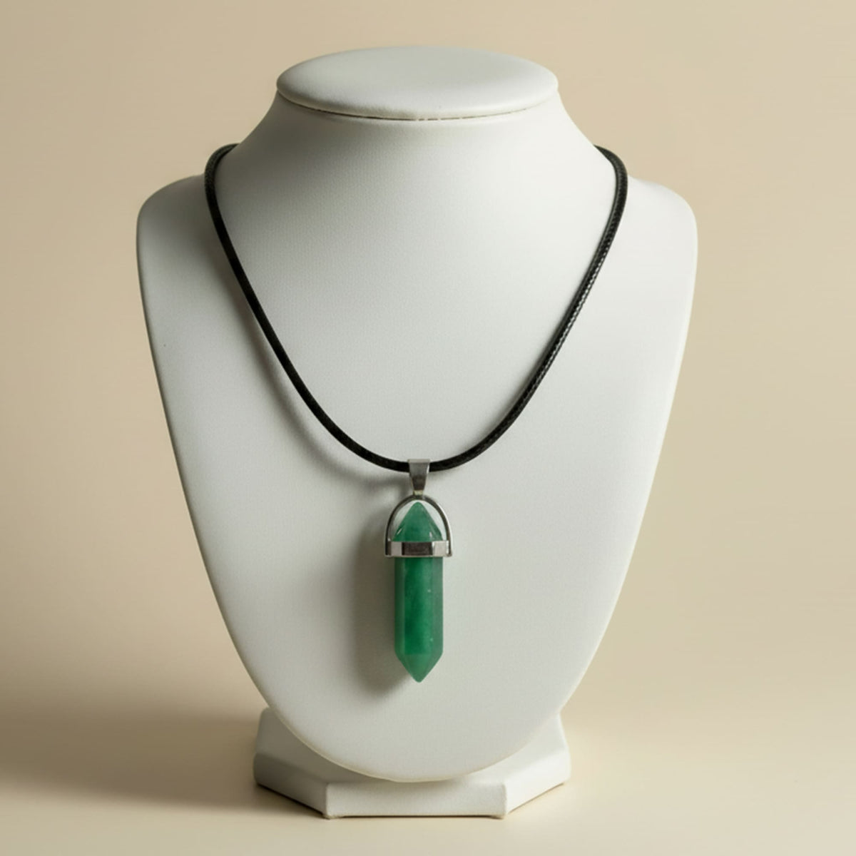 Colar Cristal Aventurina Verde