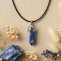 Colar Cristal Jaspe Imperial Azul