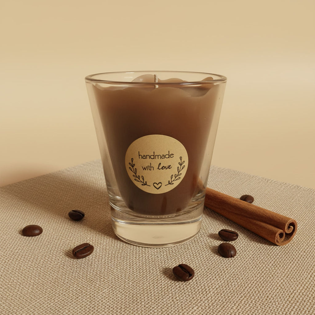 Conjunto Copos Vela Café