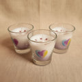 Conjunto Copos Vela Lavanda