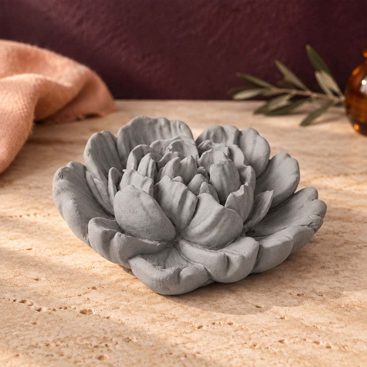 Flor Decorativa em Cimento
