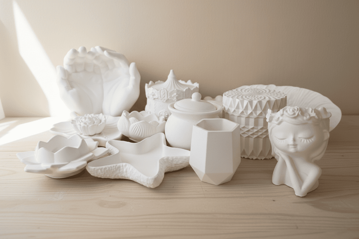 Decorative plaster pieces