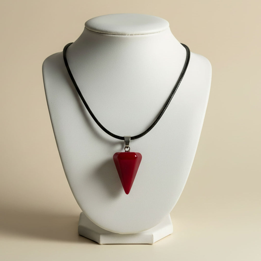 Pêndulo Jaspe Vermelho