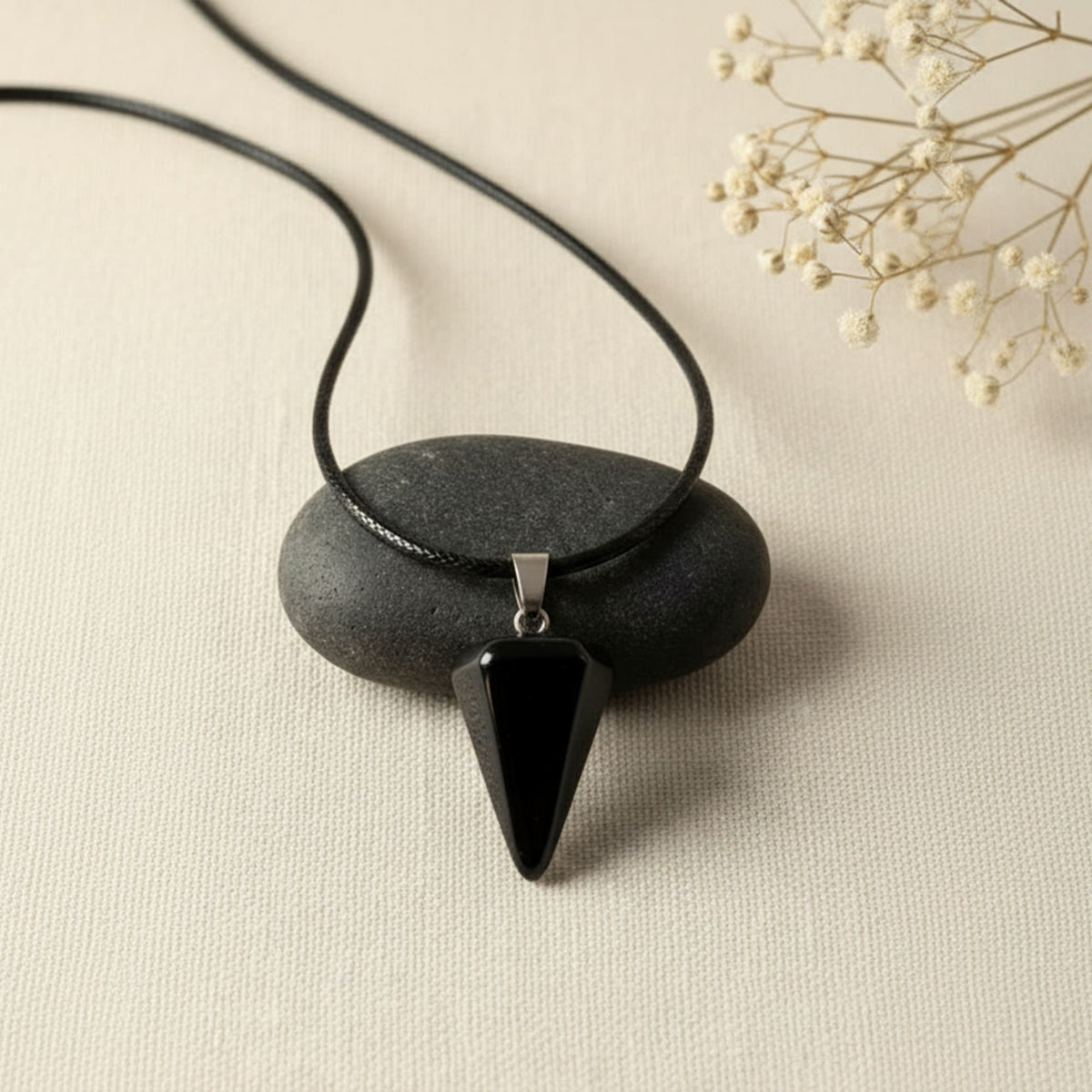 Pêndulo Obsidiana Negra