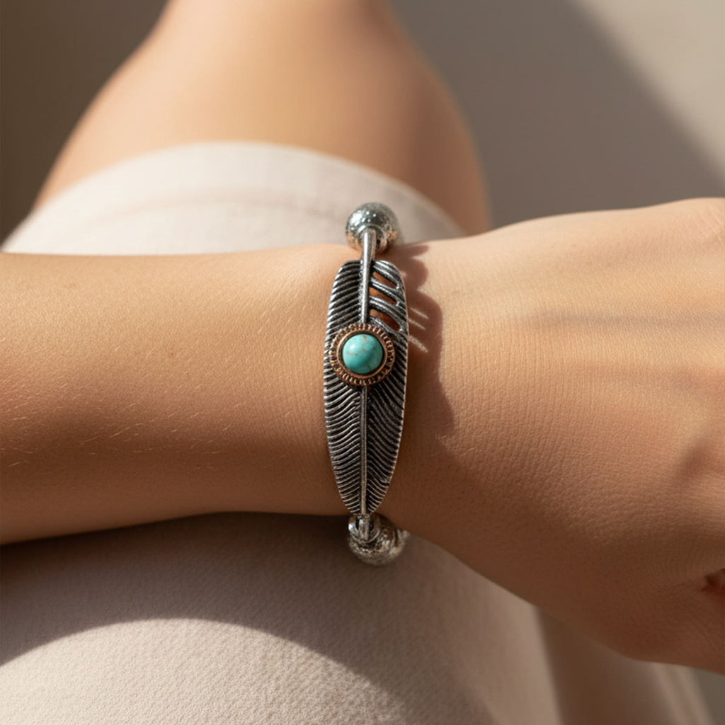 Pulseira Pena Navajo