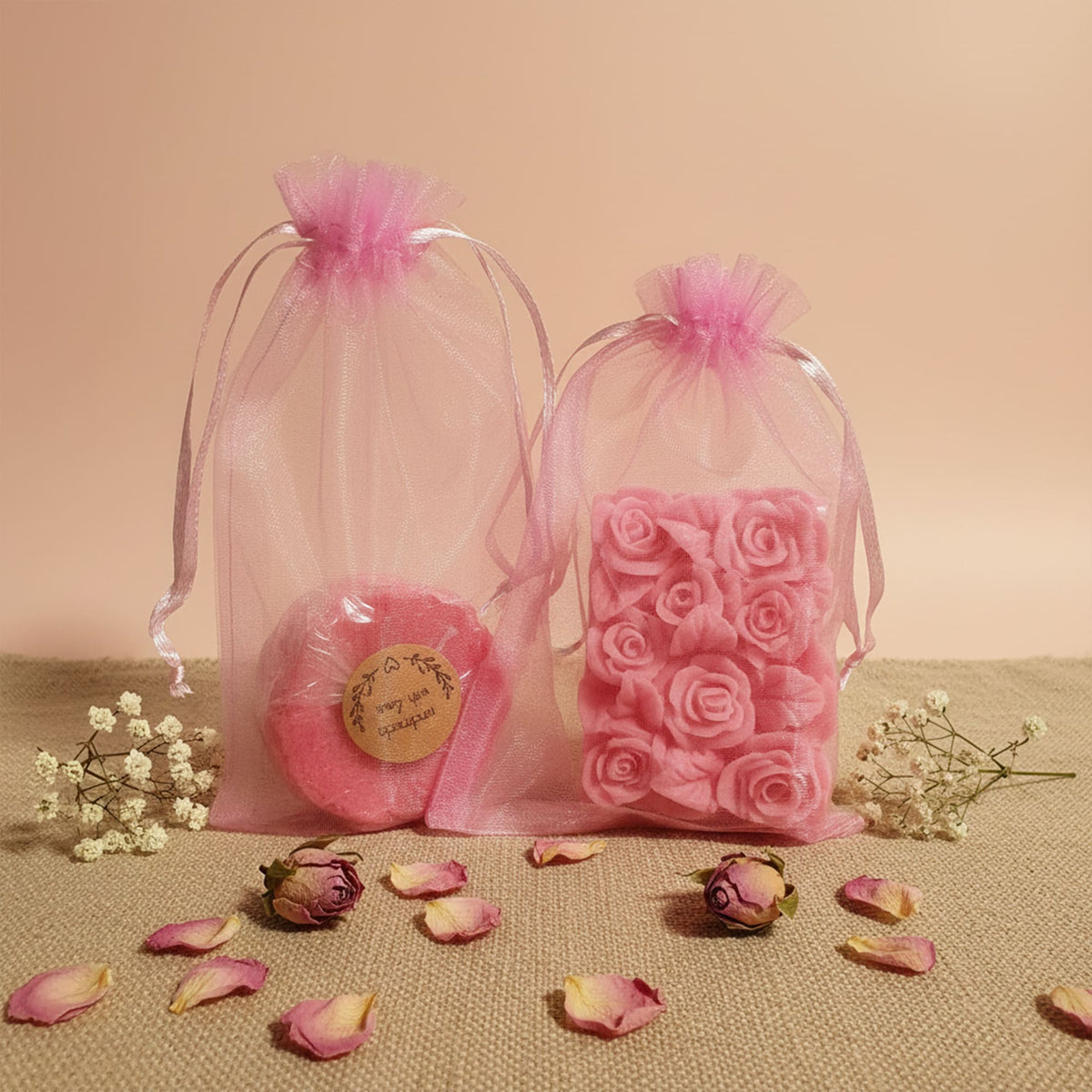 Sabonete Retângulo Rosas