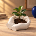 Vaso Decorativo Mãos em Gesso