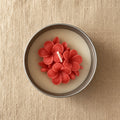 Vela Flor Plumeria em Lata
