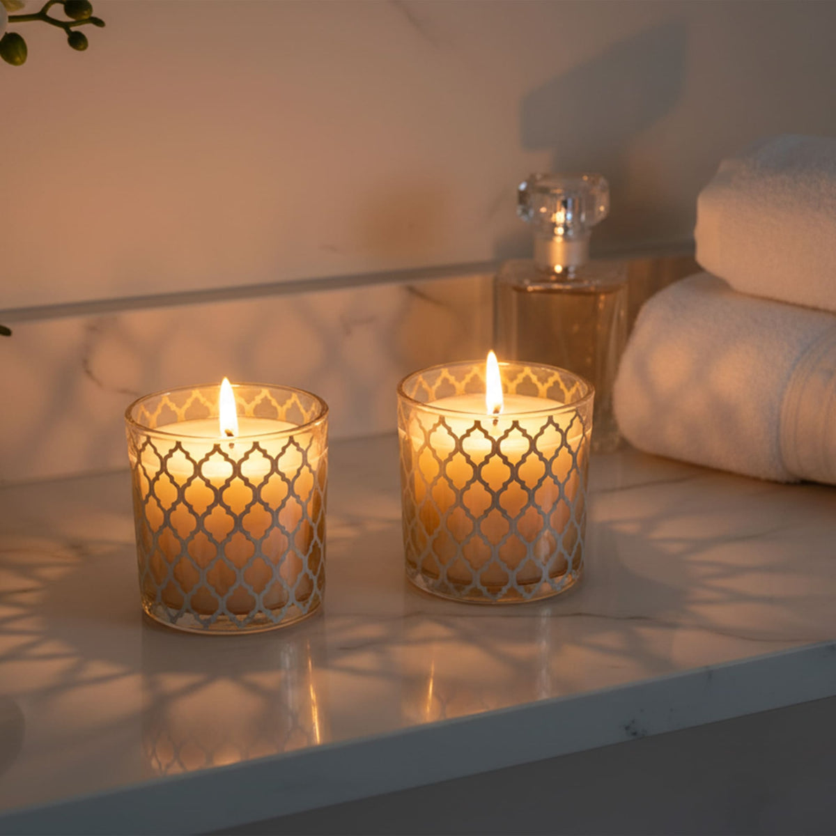 Conjunto Velas Mourisca em Copo