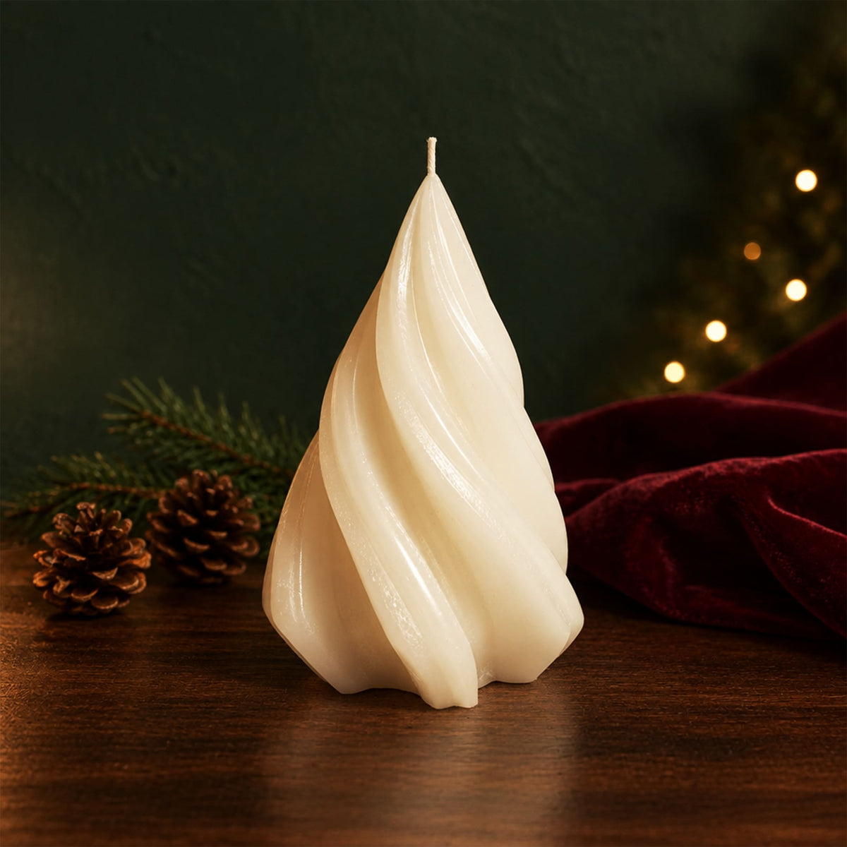 Velas Decorativas Árvore Espiral